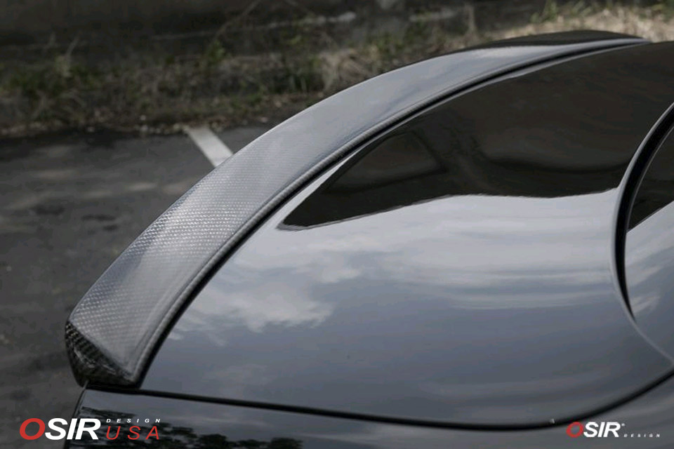 For Audi A5 B8 B8.5 4door Sportback 8ta Hk Style Carbon Fiber Rear
